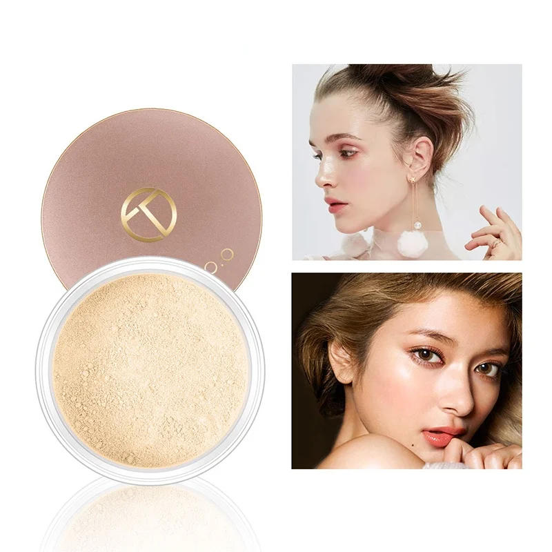 

Smooth Loose Powder Matte Makeup Transparent Finishing Powder Waterproof For Face Finish Setting With Cosmetic Puff Foundation