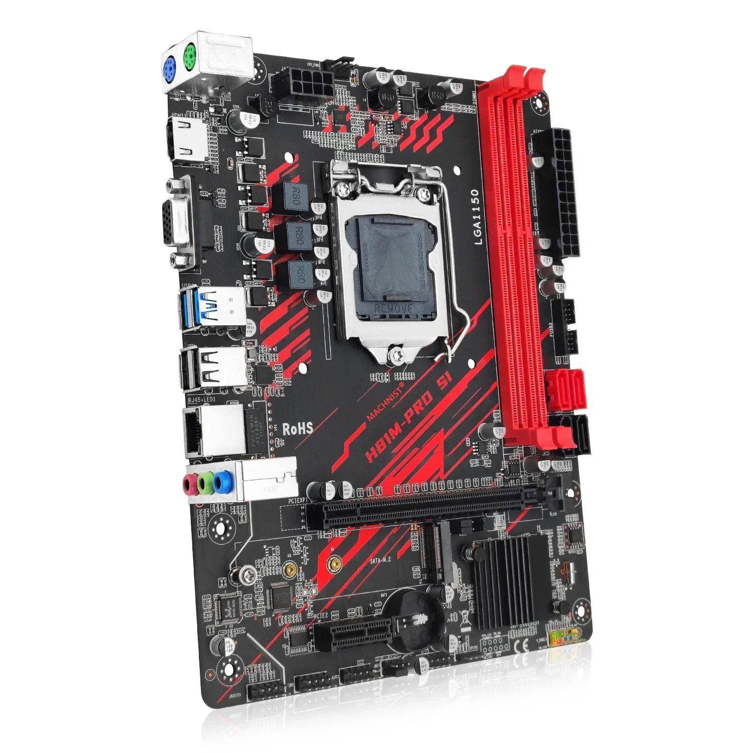 MACHINIST H81 Материнская плата LGA 1150 NVME M.2 Слот Поддержка i3 i5 i7/Xeon E3 V3 Процессор DDR3 RAM