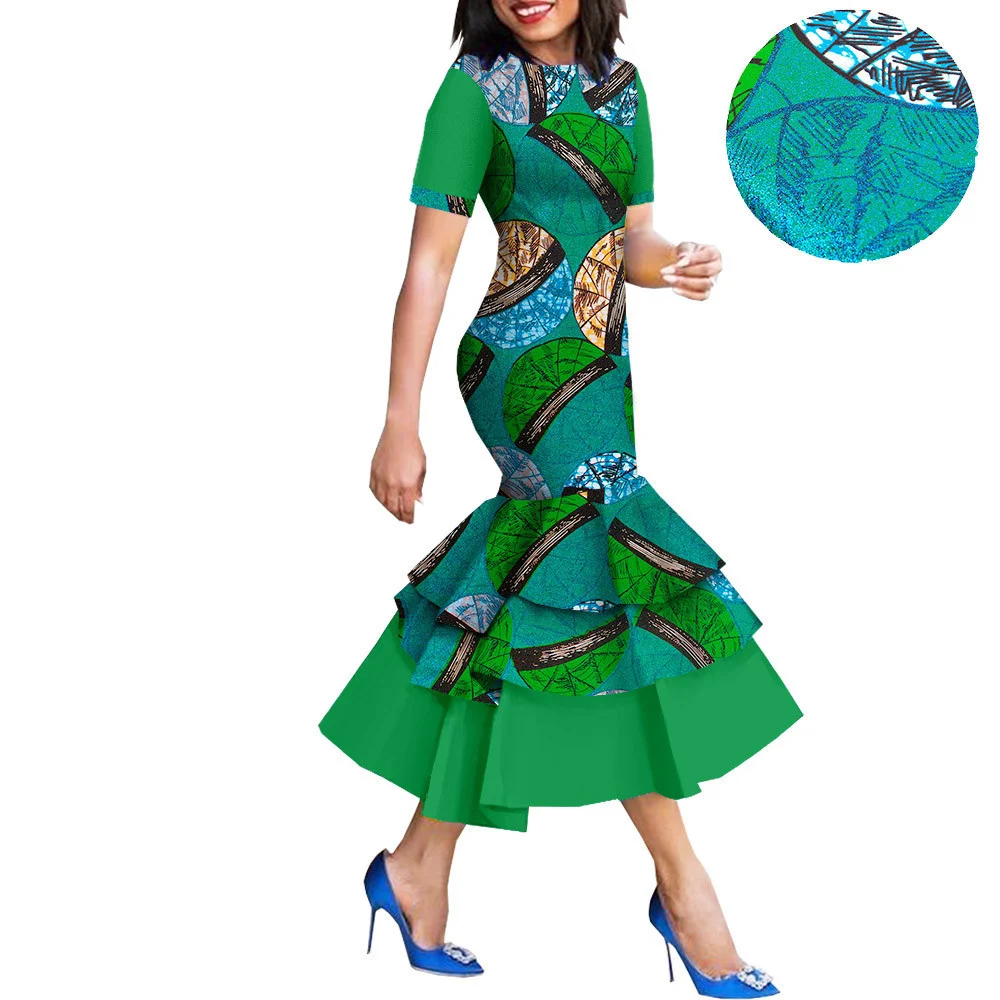 Африканские платья для женщин базин богатый халат Свадебная вечеринка новейшая