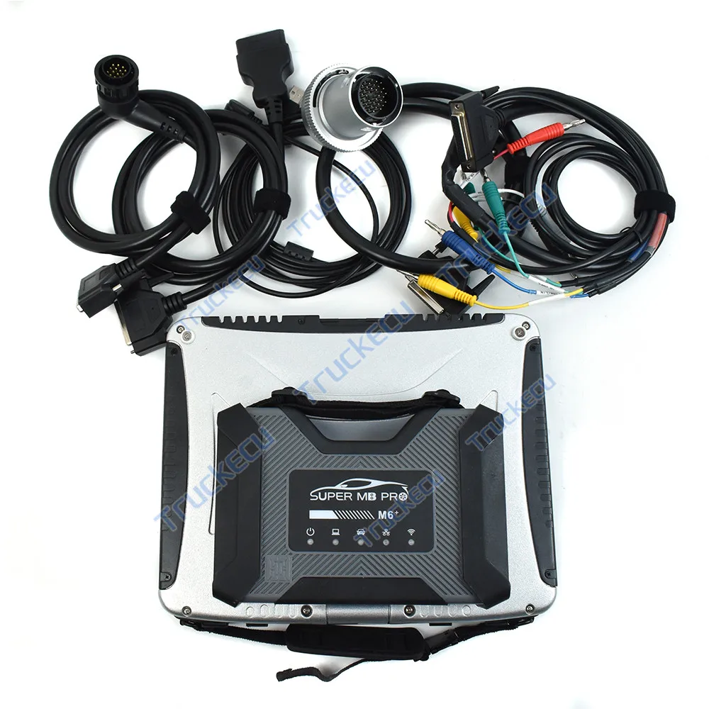 

Super MB pro M6 C6 DAS EPC HHTwin WIS VEDIAMO DTS-Monaco VeDoc+CF19 LAPTOP For BENZ M6PRO multiplexer car truck diagnostic tool