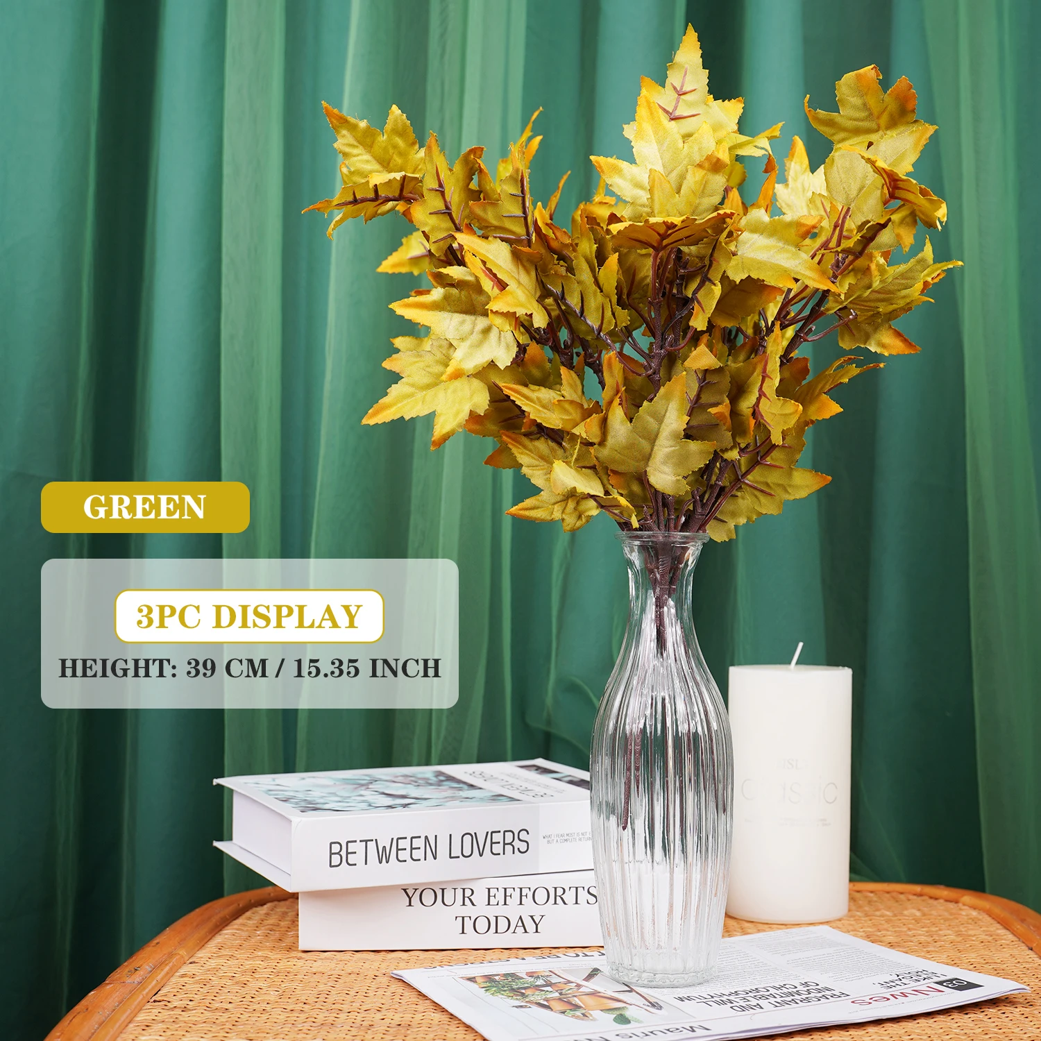 

Искусственные кленовые листья Uflower