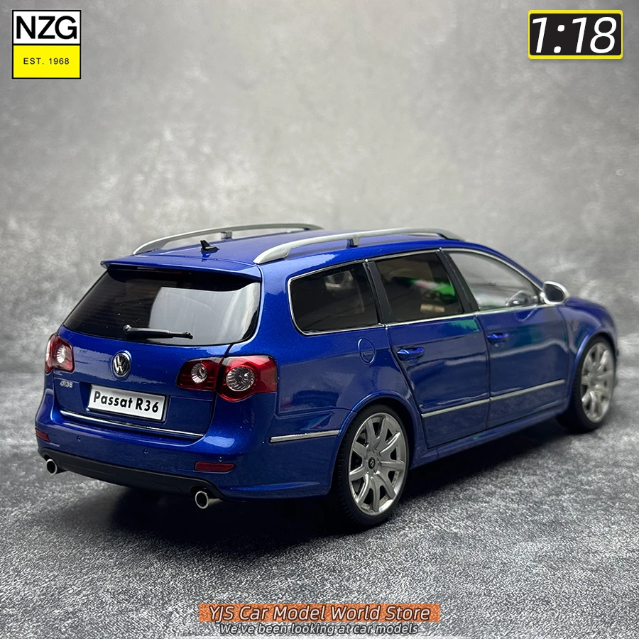 Фото Литая под давлением модель NZG, масштаб 1/18, Passat Estate R36, новый стиль, модель автомобиля, статическое украшение, праздничная подарочная коллекция №2