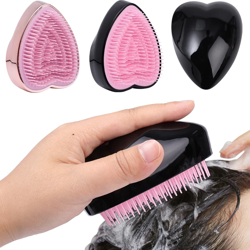 

Massage Head Air Cushion Comb Heart Shaped Hairdressing Comb Reduce Hair Loss Smooth Texture Hair Shower Brush Comb Care Tools