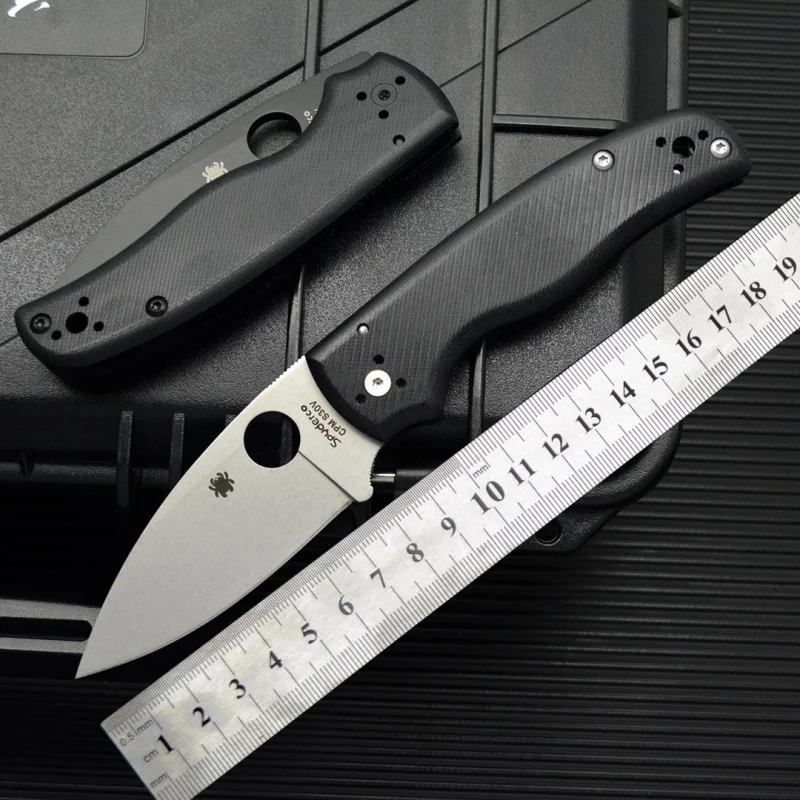 

Spide C229 Folding Knife G10 Handle High Hardness Sharp a Folding Knife Portable Outdoor Survival Knife Camping EDC Knife