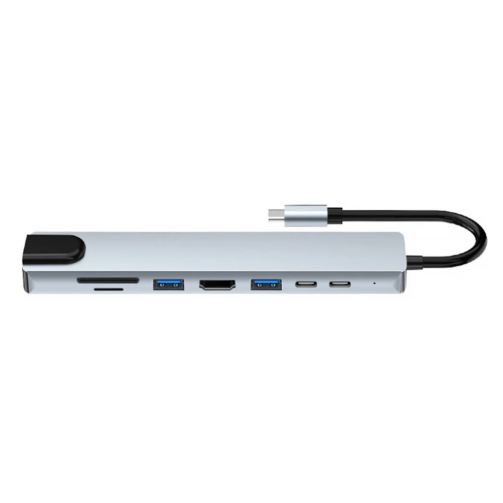 

Type-c Hub Multiple Ports Adapter Converter Aluminum Alloy Docking Station