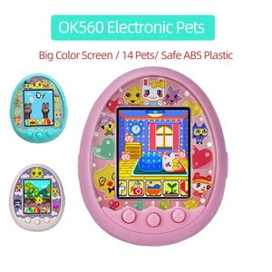 Touma Electronic Pets 1.77Inch Colorful Screen ABS Safe Material Interactive Toy for Over 6Years Old
