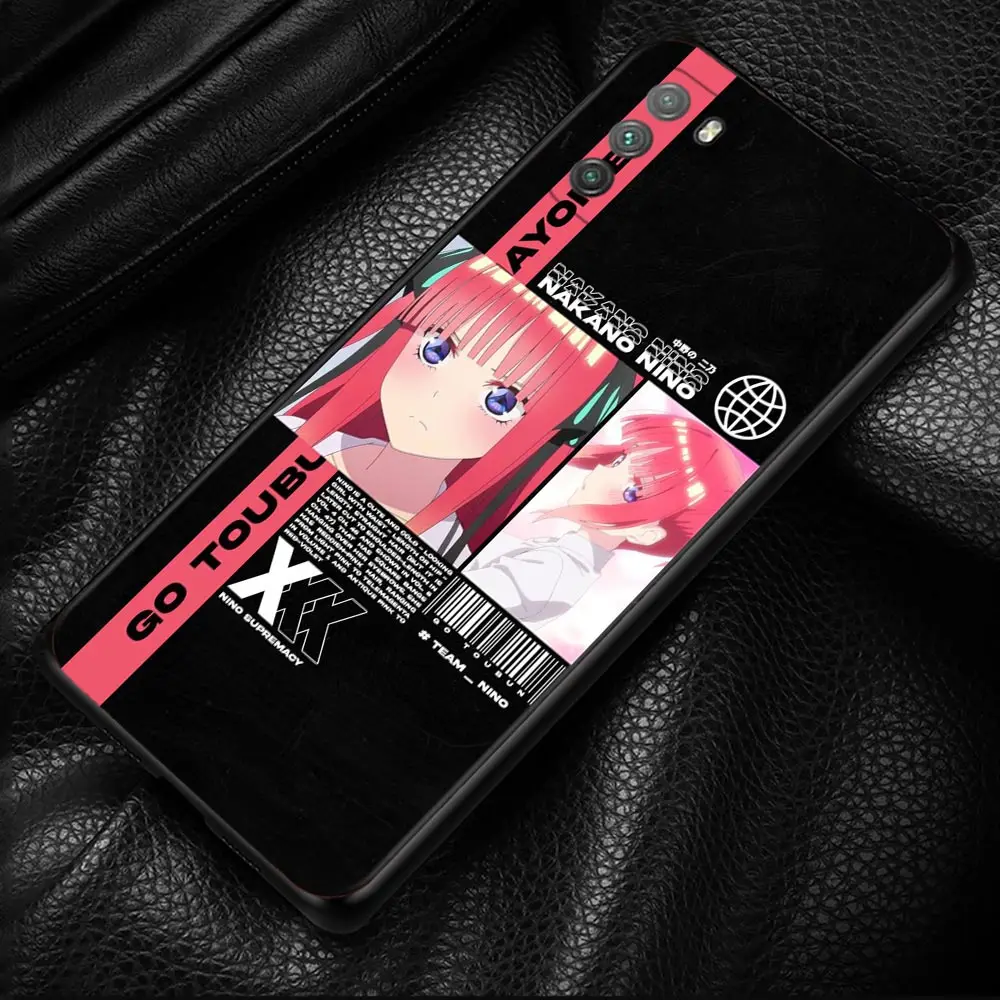 Чехол для Xiaomi Poco X3 NFC F3 GT M3 M4 Pro 5G Pocophone F1 Mi 9T 10T 11T Lite Note 10 чехол с аниме Girl Nakano Miku -