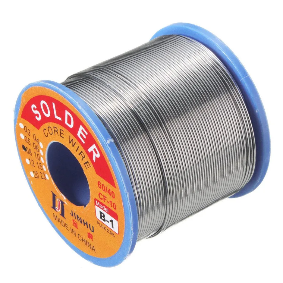 Solder Wire 250g 0.6mm 0.8mm 1.0mm 2.0mm 60/40 Tin Lead Rosin Core Tin Wire for Electrical Repair Welding Wire Solder Parts