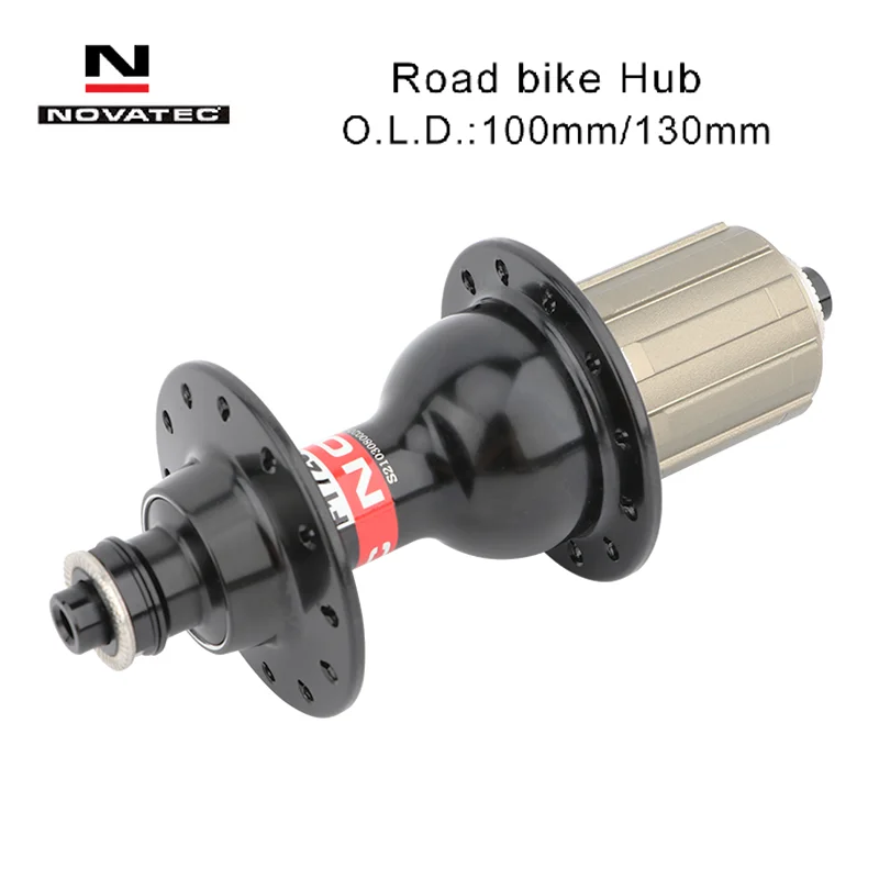 

NOVATEC Road Bike Parts 100/130mm Open Gear Aluminum Alloy 8/9/10/11 Speed Folding Bicycle Quick Release Hub Front 20H Rear 24H