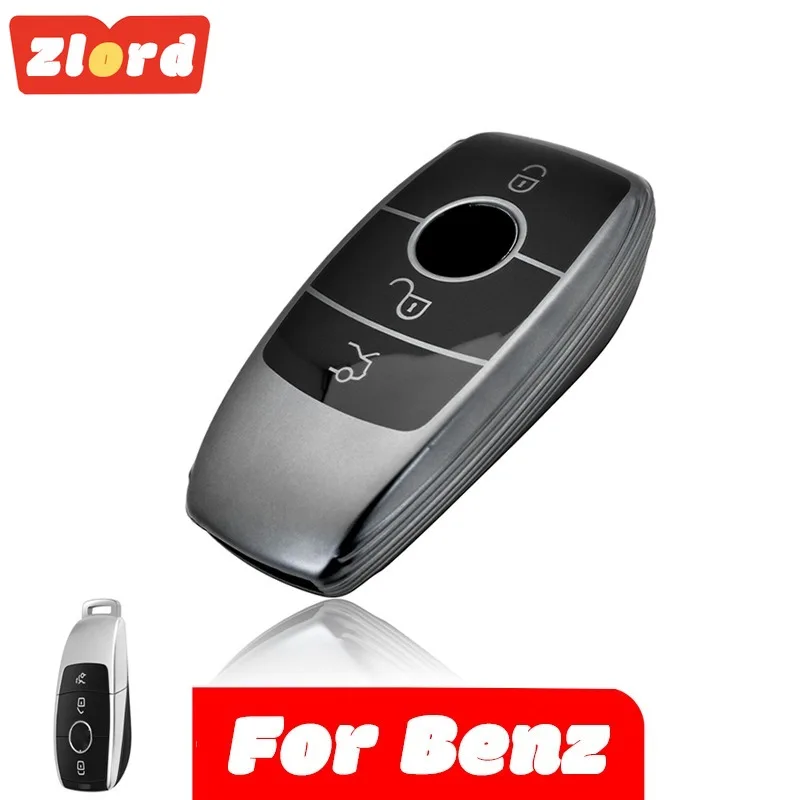 Для Mercedes Benz A C E S G Class GLC CLE CLA W177 W205 W213 W222 X167 AMG TPU Автомобильный ключ с дистанционным