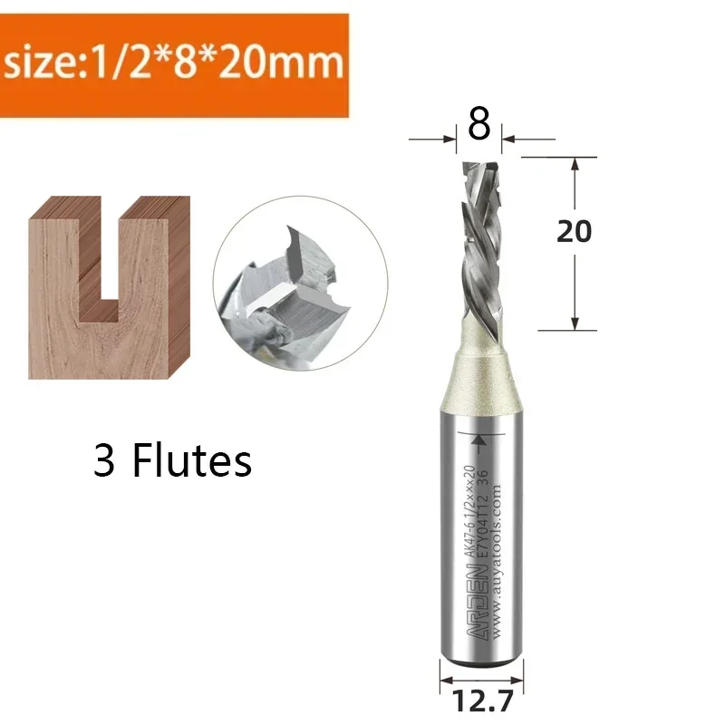 

ARDEN двойной шпон вверх вниз фреза деревообрабатывающий режущий инструмент составной спиральный фрезерный станок гравировальный станок с ЧПУ для ламината МДФ