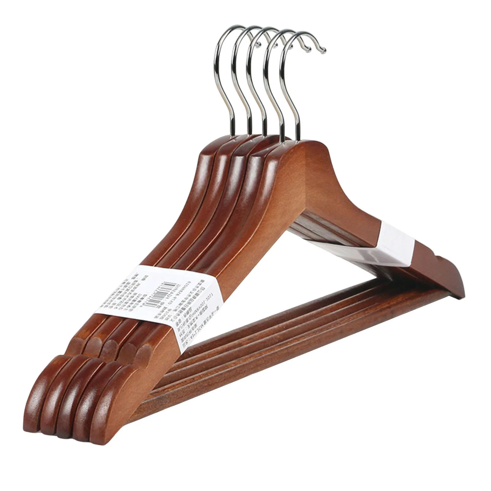 

5 шт., деревянные вешалки для одежды