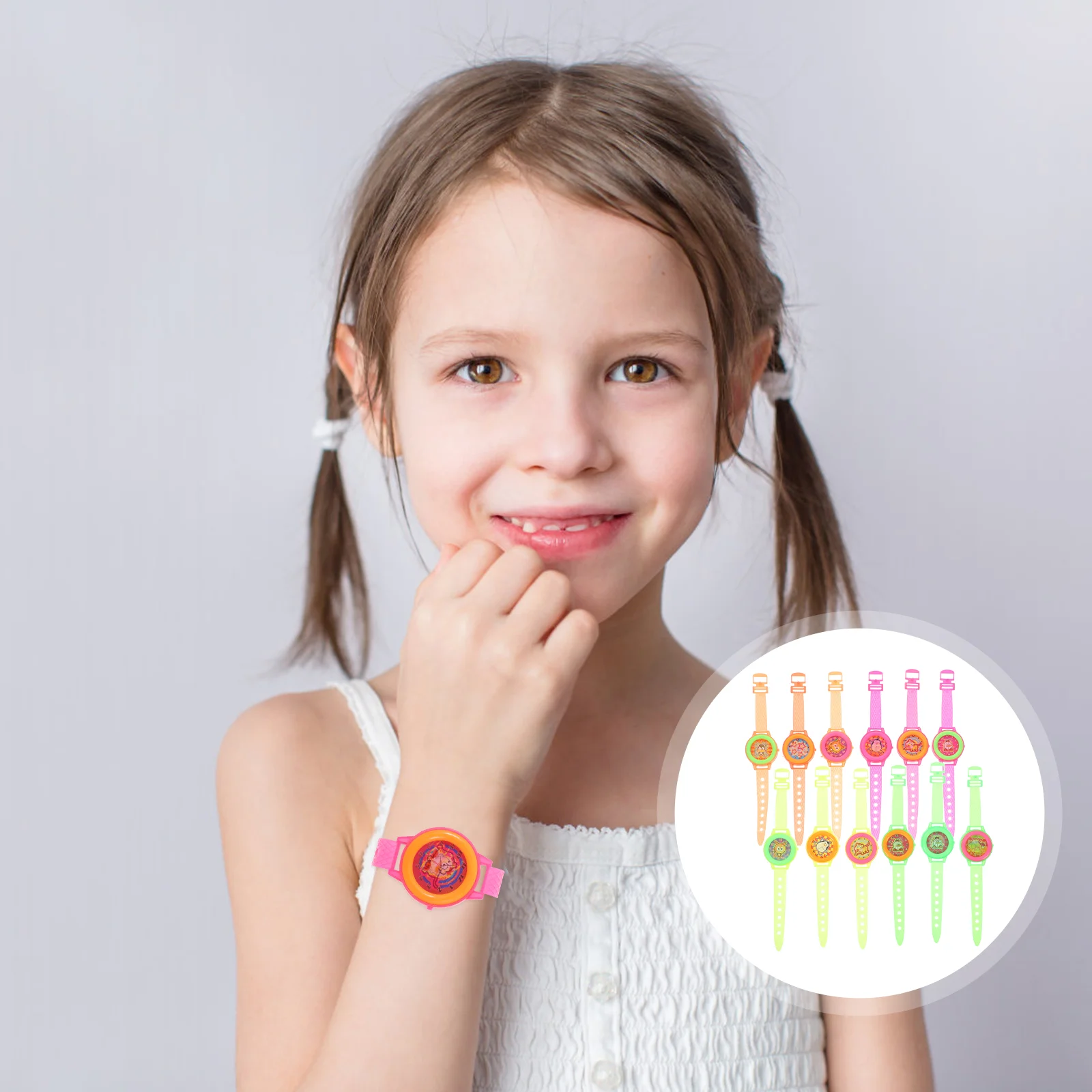 

25 Pcs Bracelet Watches Kids Cartoon Toy Plaything Funny Wristband Plastic Children Children's Birthday Decoration
