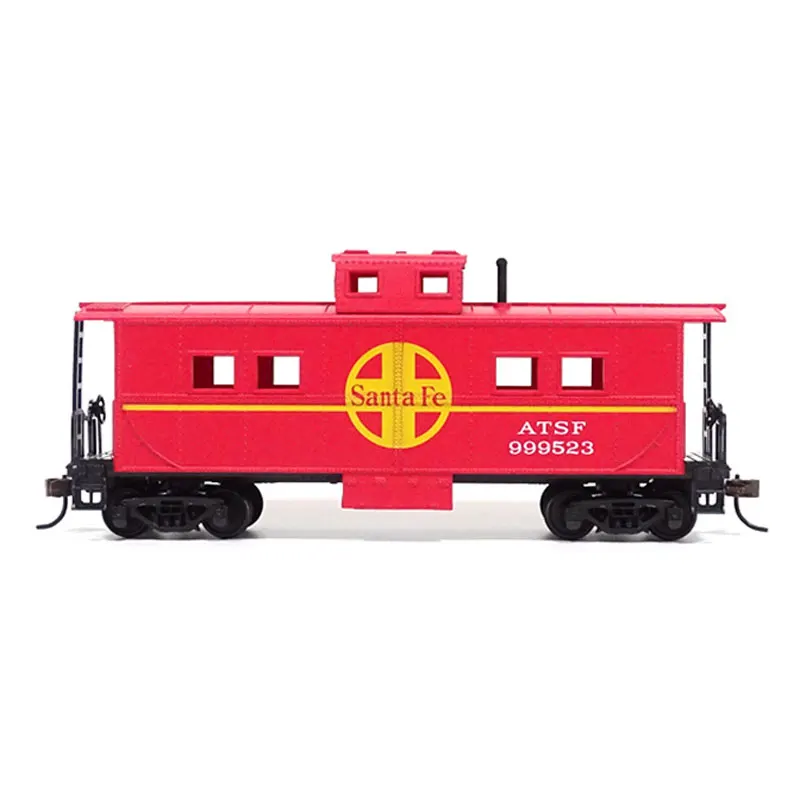 

Модель поезда из сплава в масштабе «HO» 1/87, модель поезда Santa Fe с кабошоном, миниатюрная коллекция, песочный стол, ландшафт