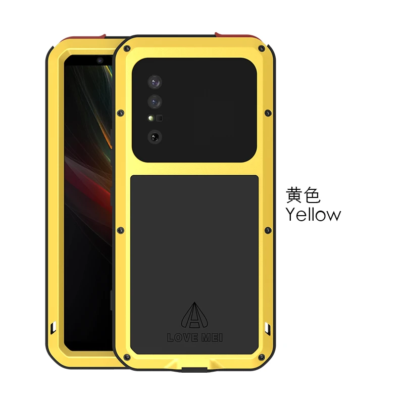 For Sony Xperia 1 10 Ii Love Mei Powerful Luxury Doom Metal Armor Shockproof Aluminum Waterproof Case For Xperia 10 1 Ii