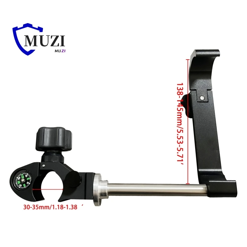 

Плоский кронштейн для ноутбука с зажимом для компаса, ручной для уличного географического планшета, поддержка открытого коллектора данных