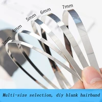 10pcslot head band hairwear hair bands blank base setting for women wedding jewelry making components diy
