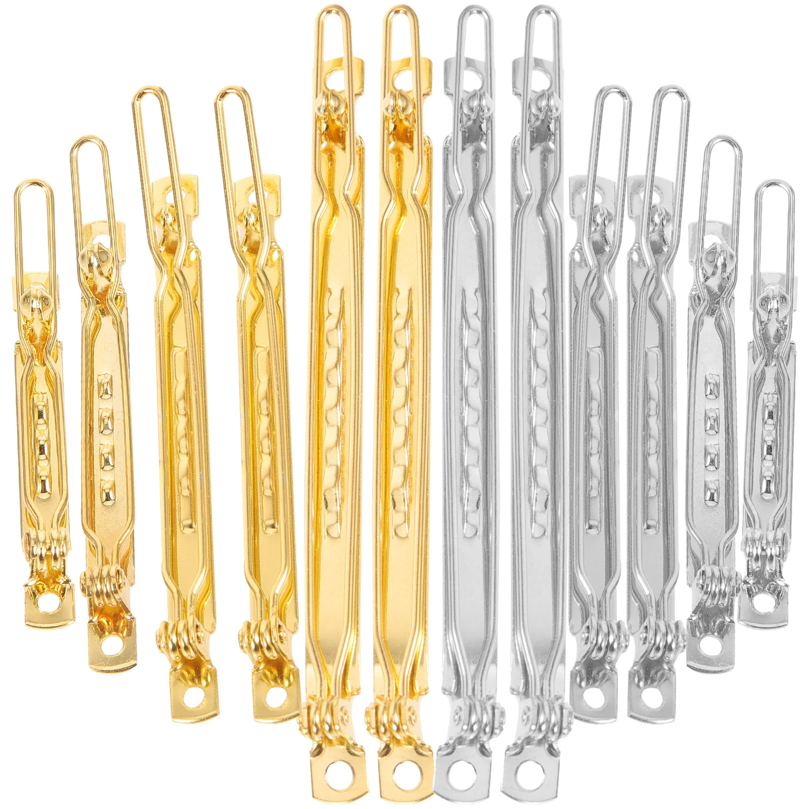 16 шт. коса хвост DIY зажим в виде лягушки заколка для волос пустые зажимы поделок