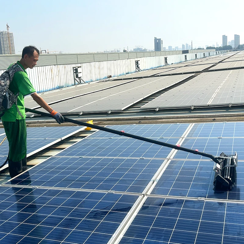 Моющий робот-модуль автоматическая машина для сухой чистки на солнечной батарее