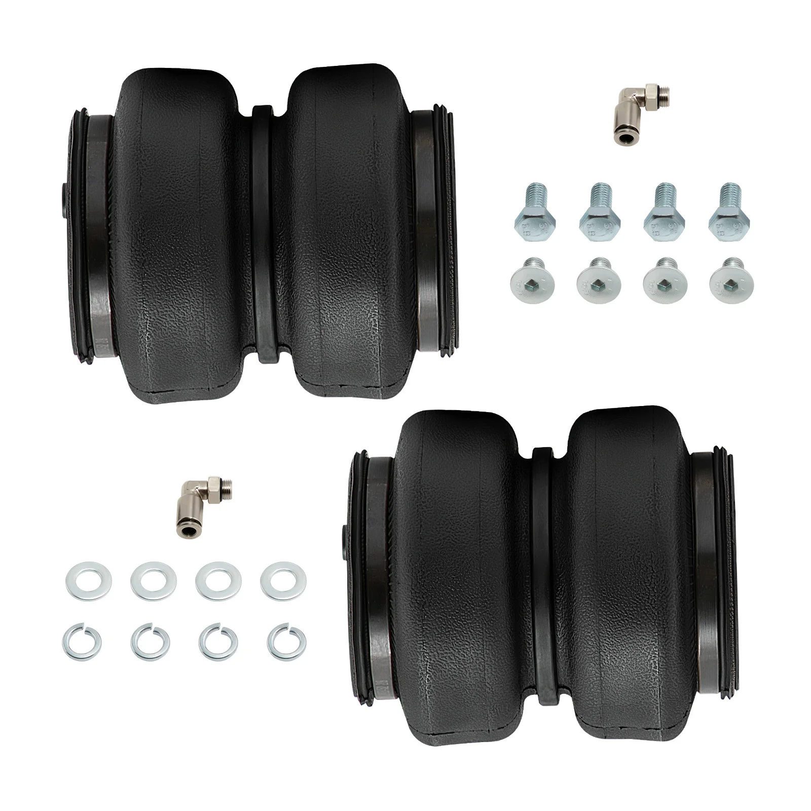 2pcs Universal Air Spring Ride Bag 2500lb For GM Silverado for Sierra 1500