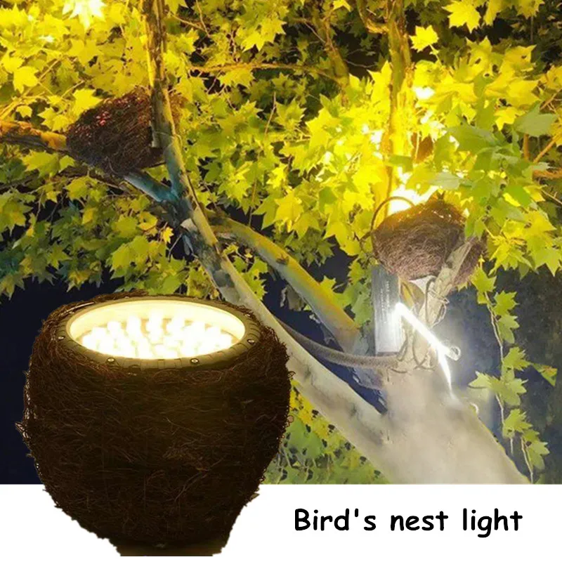 Bird's Nest Light Garden Landscape Lighting Decoracion Lamp Tree Lighting Waterproof Patio Lights Gazebo Aluminum 9W 12W 18W 24W