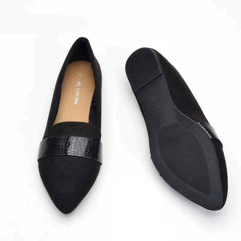 Pointed Toe Ballet Flats Women Loafers Spring Autumn Breathable Soft Flat Shoes Ballerina Moccasins Casual Woman Slip on Shoes