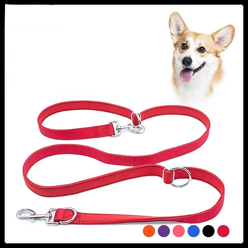 

Dog Leash Traction Rope Nylon Multi-functional LeashesTraction Rope Outdoor Running Strap Pet Items