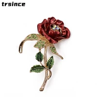 fashion flower brooch clothing brooch trefoil rose corsage dress accessories brooch womens jewelry