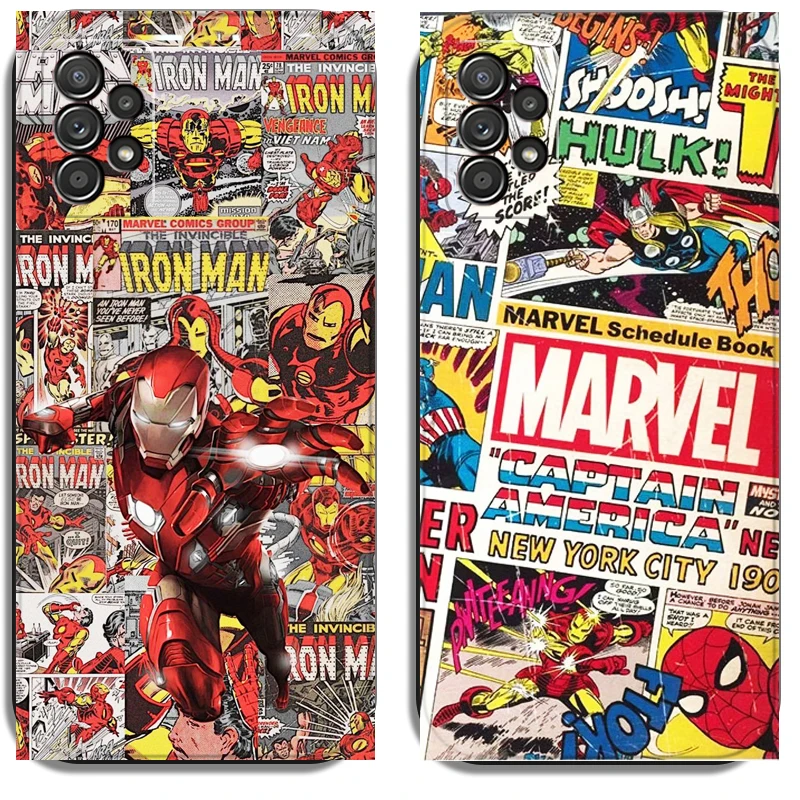 

Marvel Avengers US Phone Cases For Samsung Galaxy S22 Ultra S20 FE S20 Lite S20 Ultra S21 S21 FE S21 Plus Ultra Back Cover
