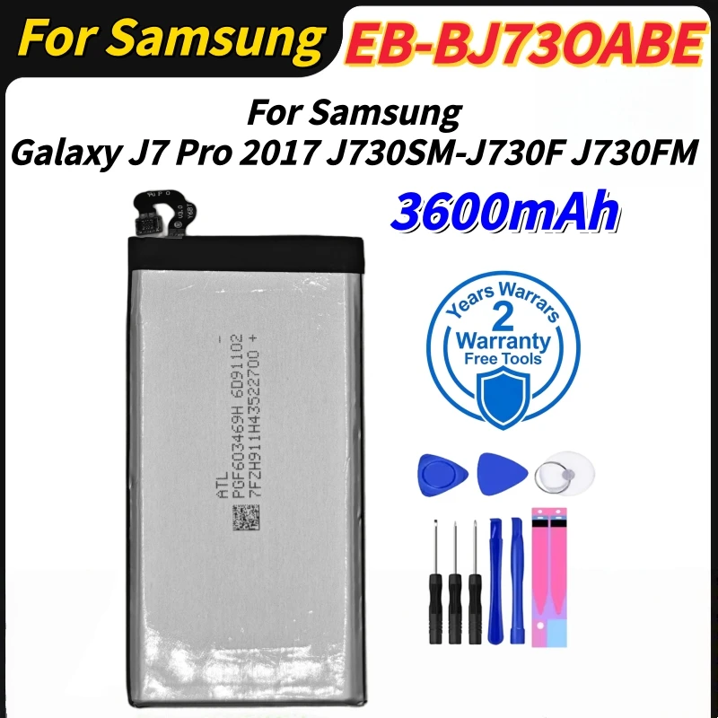 Фото Аккумулятор EB-BJ730ABE 3600 мАч для Samsung Galaxy J7 Pro 2017 J730SM-J730F J730FM. Замена батареи телефона. №4
