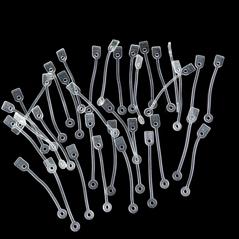 

50pcs Perm Rod Bands Professional Long Hair Perm Rod Curler Replacement Elastic Rubber Bands Roller Hair Shaping Styling Tools