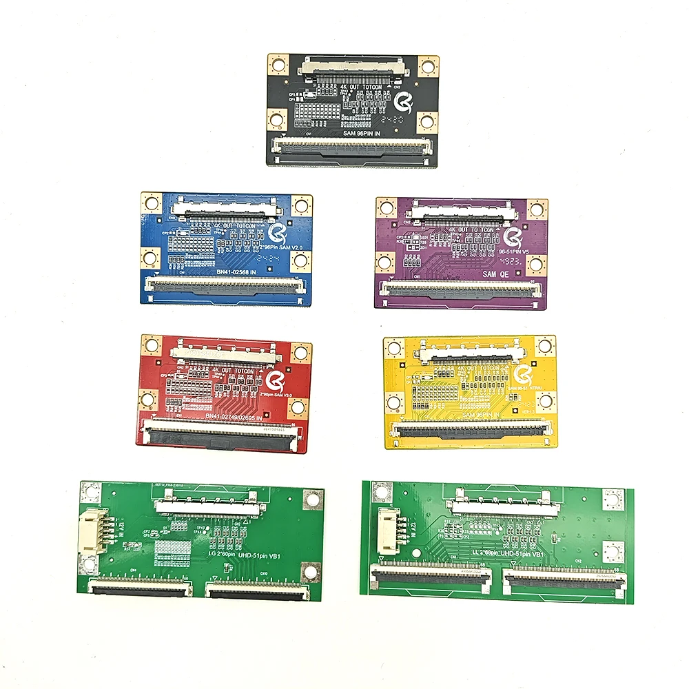 Для LG 2 X 60pin UHD 51pin 68pin VB1 плата адаптера ЖК-экрана 4K адаптер для телевизора Samsung TV QK96
