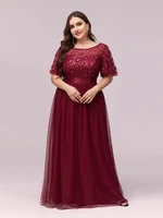 plus size evening womens dresses long a line o neck floor lengt gown 2022 ever pretty of chiffion elegant bridesmaid wome dress