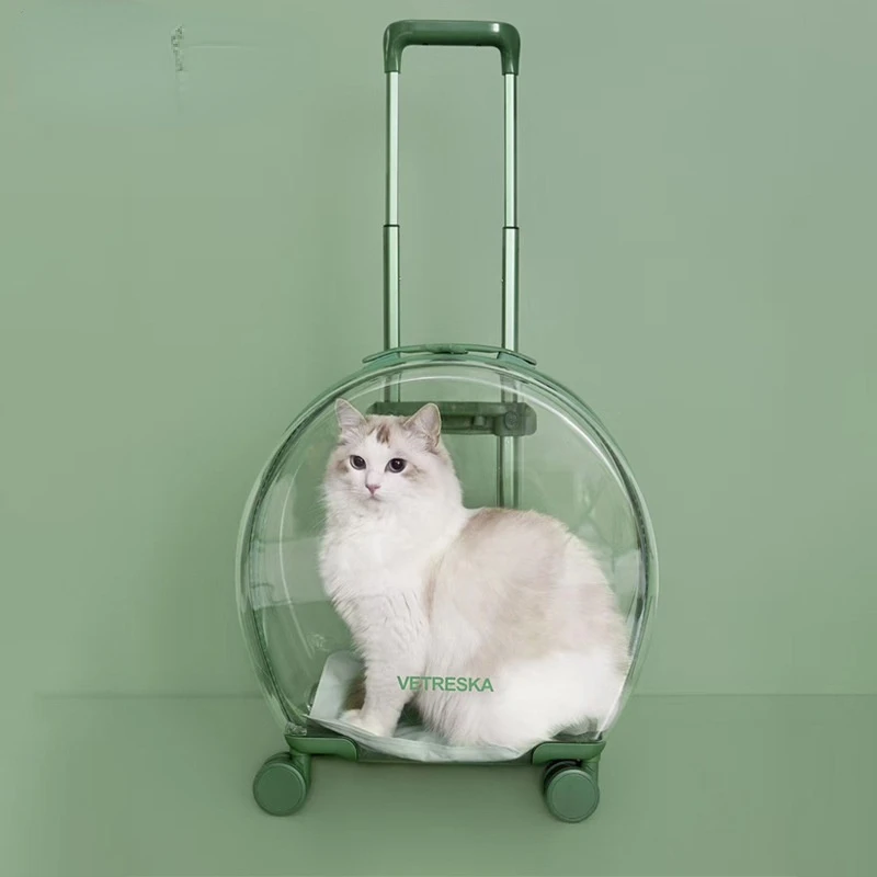 

Pet Trolley Case Transparent Cat Bag Multifunctional Pet Bubble Box Portable Space Bag For Dogs Carrier Stuff Dog Bag
