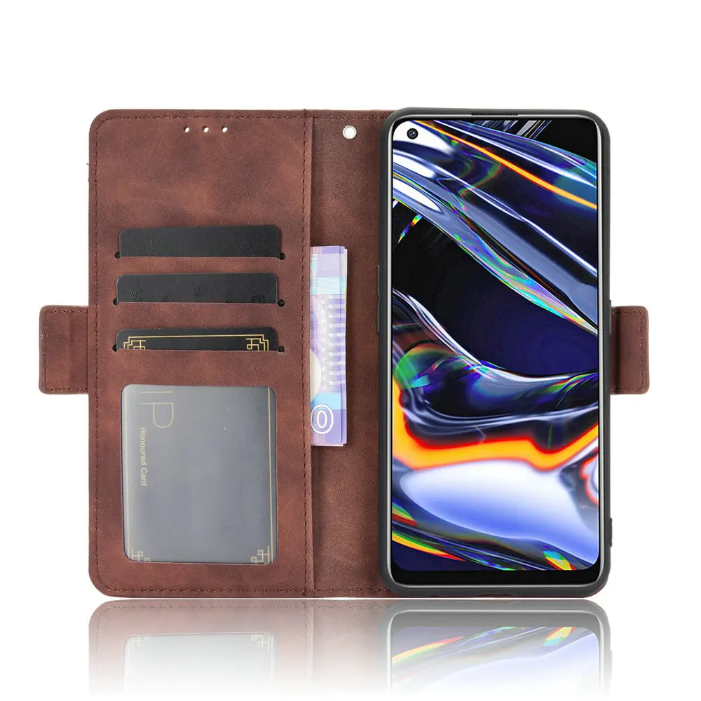 For Realme GT2 Pro 8 GT Neo 3 2 t 5G Flip Case Luxury Funda Realme 9 Pro Plus Master 8i 7 i 6 7i 6s 9i 2T 3T Neo3 Wallet Cover