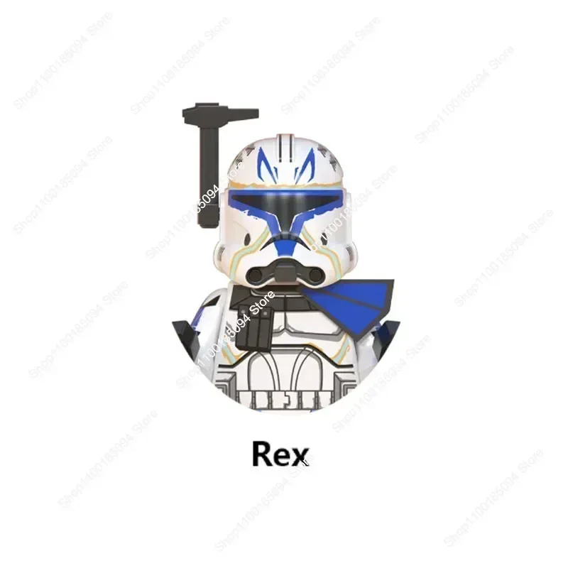 Горячие игрушки Звездные войны 50-го легиона Вороплеры Клон Кирпичи Рей Люк