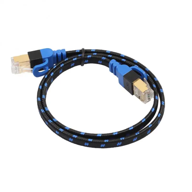 

Cat7 Ethernet Cable Flat Lan Cable 10Gbps 600MHz RJ45 Network Cable CAT 7 Internet Cord For Router Modem PC PS5 Patch Cable