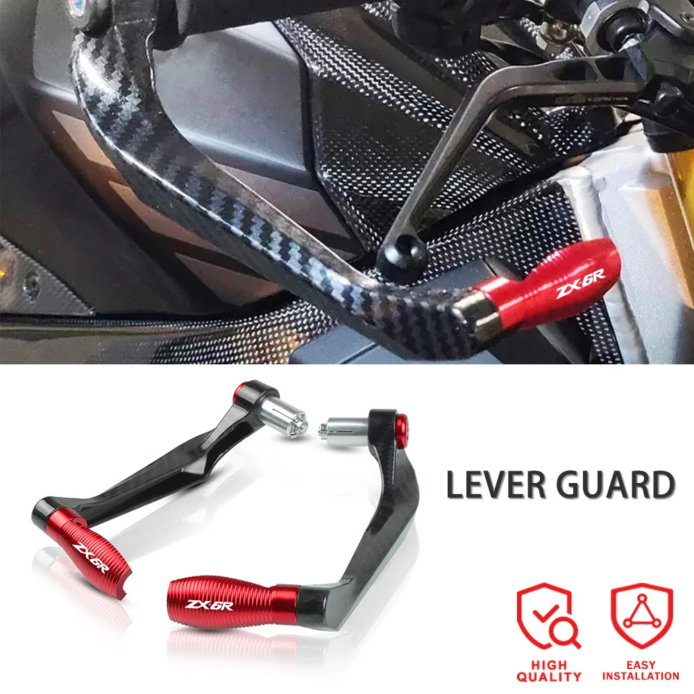 

Lever Guard For KAWASAKI ZX6 ZX6R ZX6RR ZX-6R ZX-6RR 2000-2020 2021 Motorcycle Universal Handlebar Brake Clutch Levers Protector