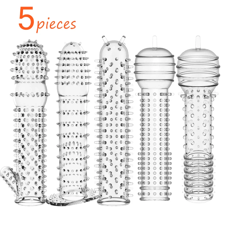 Rubber Penis Ring Extender Dildos Sex Toys for Adults 18 Penise Enlargement Erotic Sexitoys Men Cock Sleeve Beauty | - Цена: 271.32