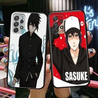trend sasuke phone case hull for samsung galaxy a70 a50 a51 a71 a52 a40 a30 a31 a90 a20e 5g a20s black shell art cell cove