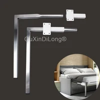 2PCS Wall Bed Legs Murphy Bed Mounting Wall Springs Mechanism Support Legs Brackets Hardware King Queen Bed Legs GF1142