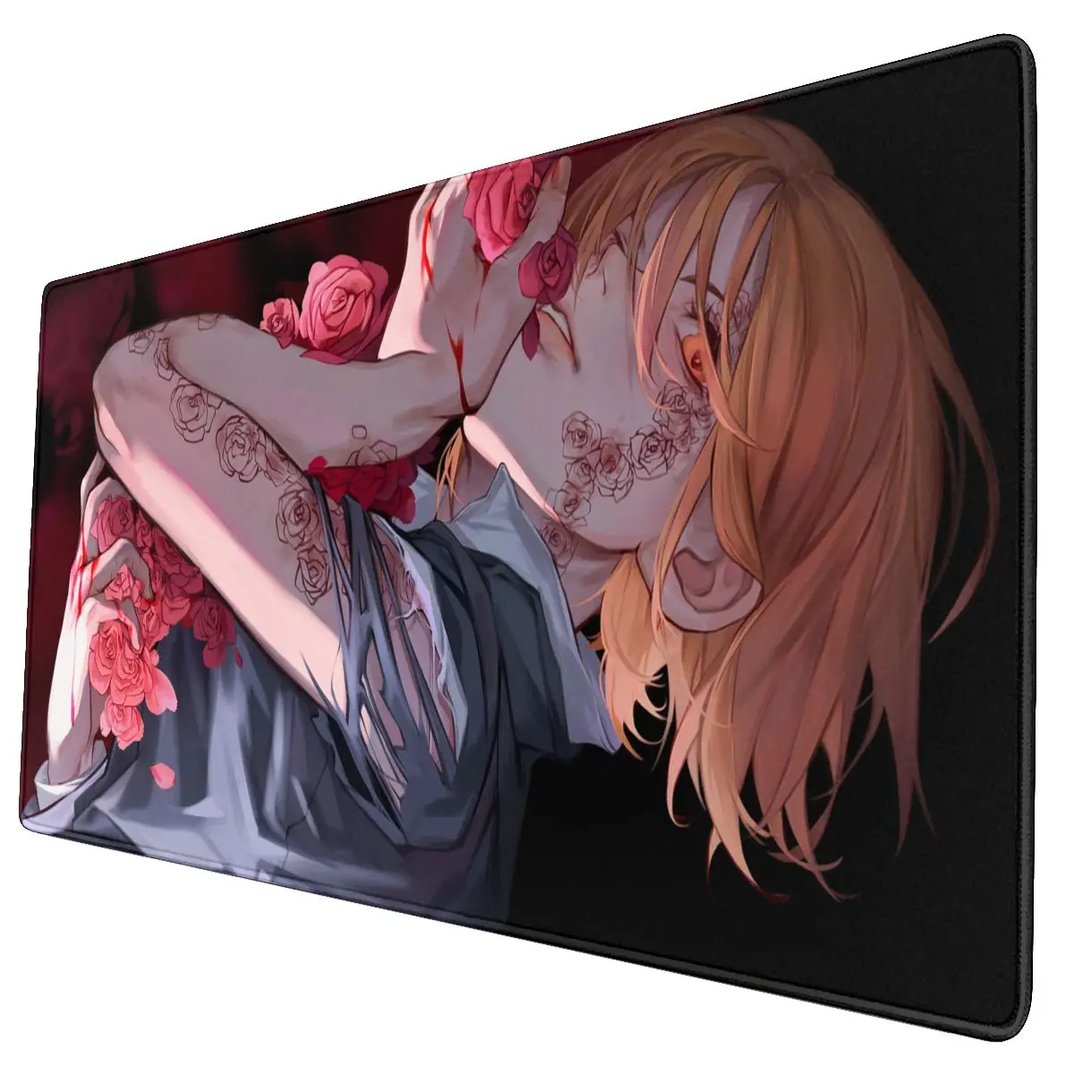 

Jujutsu Kaisen Kugisaki Nobara Bloodrose Anime Girls Keyboard Mouse Mat Mousepad 90x40cm Gaming Printing Gamers Mouse pad