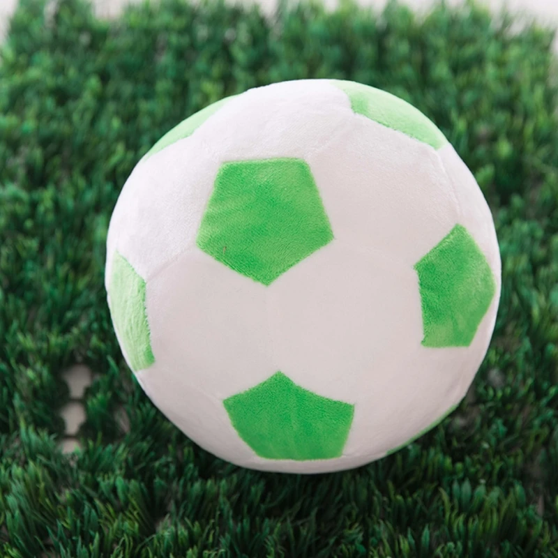 

25cm Football Shape Stuffed Doll Mascot Ball Soccer Plush Toy Kids Baby Gift New