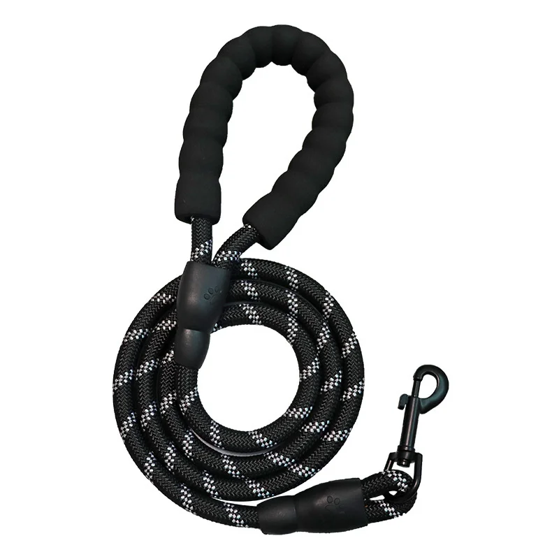 

1.5M Dog Traction Rope Does Reflective Traction Rope Thickened Large Dog Walking Rope Training Durable Nylon Rope Leashes