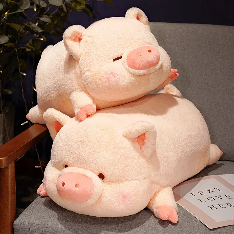 

Lovely Stuffed Pig Plush Toys Kids Cushion Pillow Soft Sofa Calm Animal Stuffed Dolls Plushie Children Birthday Gift 40-60cm