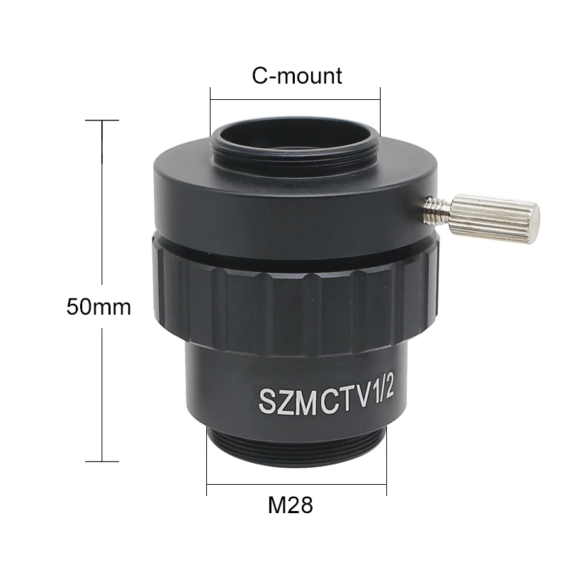 0.3X 0.5X Adapter przekaźnika obiektywu z mocowaniem typu C Obiektyw redukcyjny do mikroskopu stereoskopowego trójokularowego 1/2 1/3 CTV Złącze