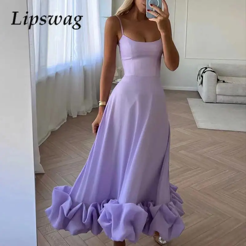 

Женское облегающее платье с открытыми плечами, элегантное однотонное Привлекательное платье на бретельках с большим подолом, платье для выпускного вечера