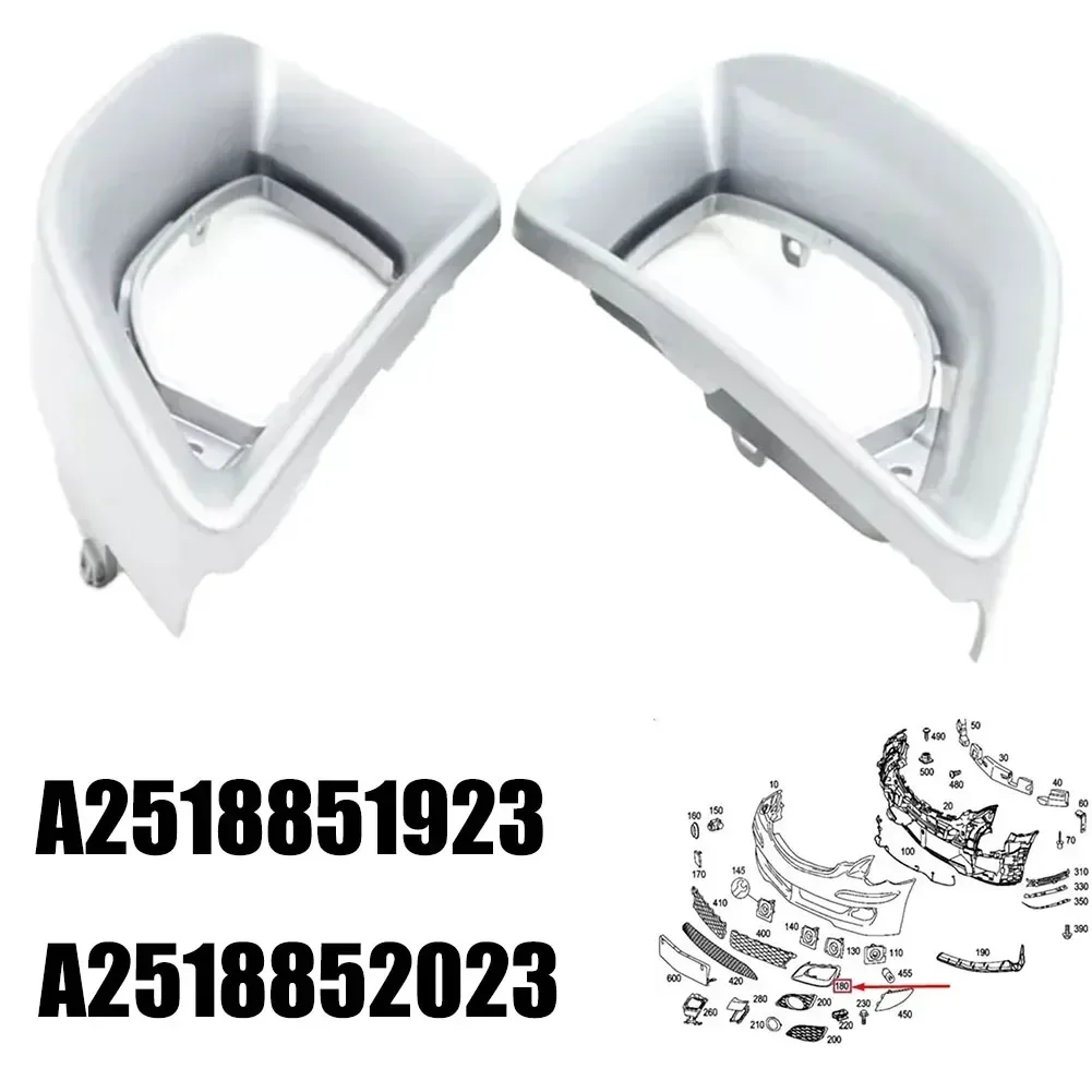 Серебристый OEM A 2518851923 2518852023 Передняя пара противотуманных фар для Mercedes R Class W251