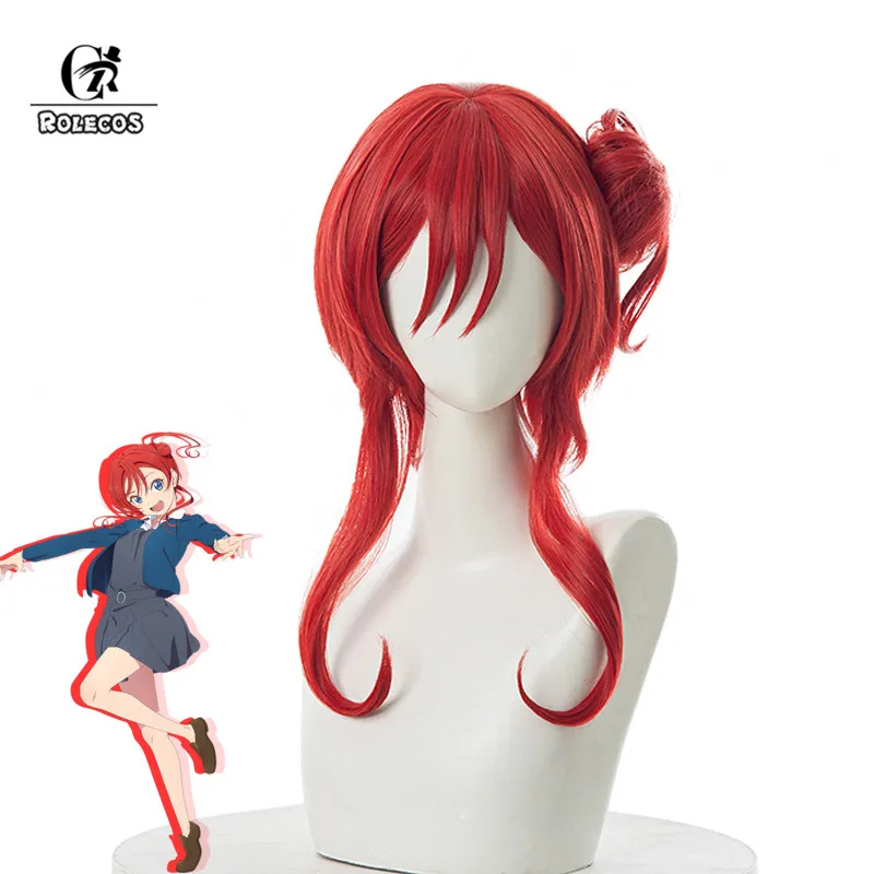 Женский парик для косплея ROLECOS, термостойкий синтетический парик из аниме «Love Live Superstar Yoneme Mei» Женский парик для косплея ROLECOS, термостойкий синтетический парик из аниме «Love Live Superstar Yoneme Mei»
