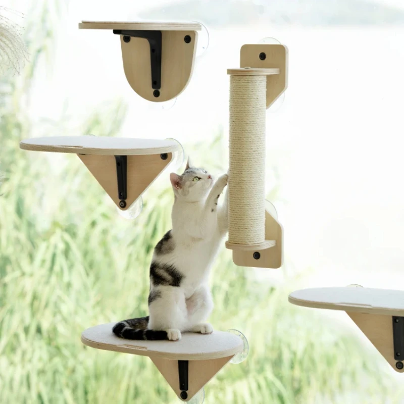 Mewoofun Air Cat Альпинистская рама Окно Платформа для прыжков Стеклянная присоска